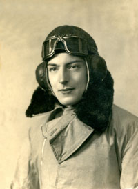 Howard M. Layton as an airman in his flight suit